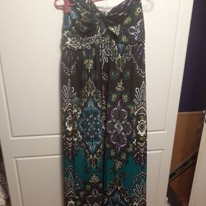 Boho Print Maxi Dress